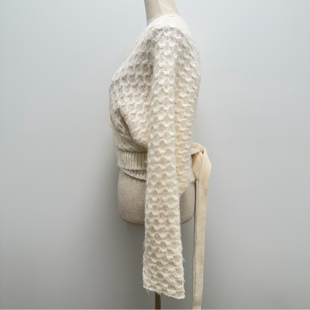 Free People Over You Cardigan Evening Cream Size X-Small - Picture 4 of 12